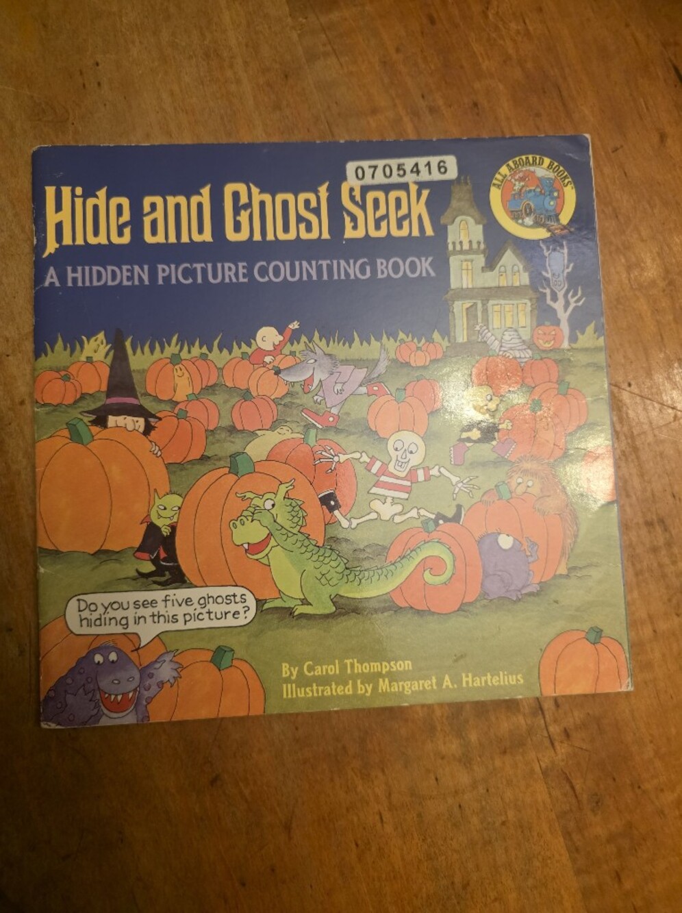 Hide And Ghost Seek Hidden Picture Counting Book Halloween Carol Thompson